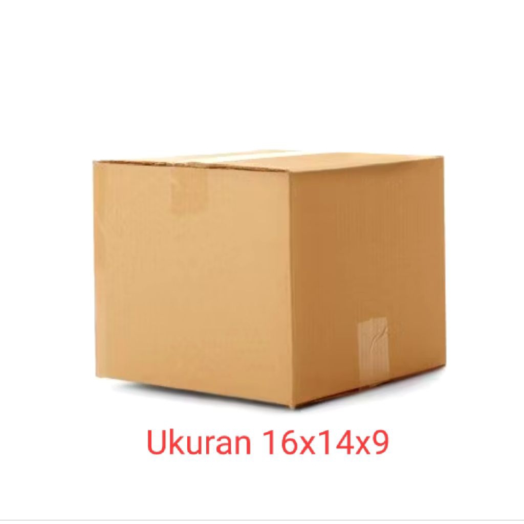 Kotak Kardus Ukuran 16x14x9 Cm / Kotak Dus