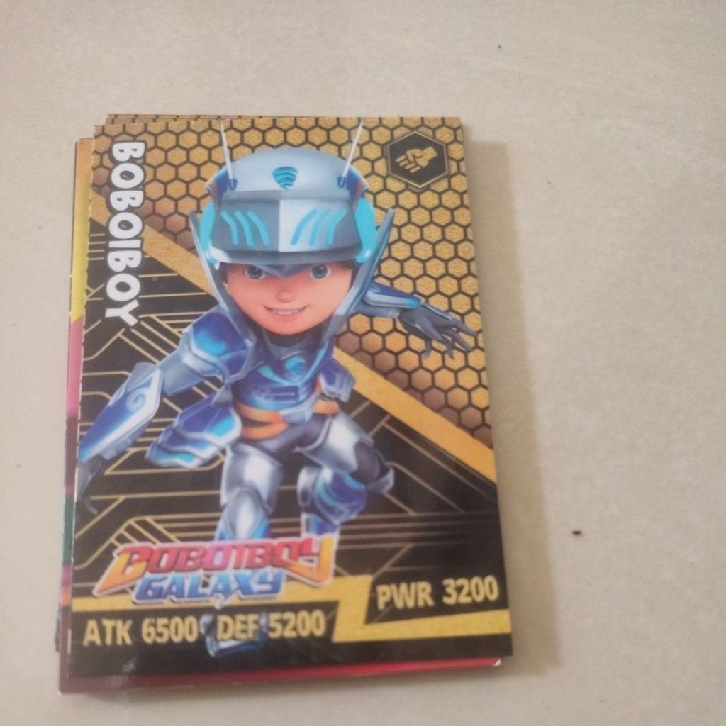 kartu Boboiboy hologram