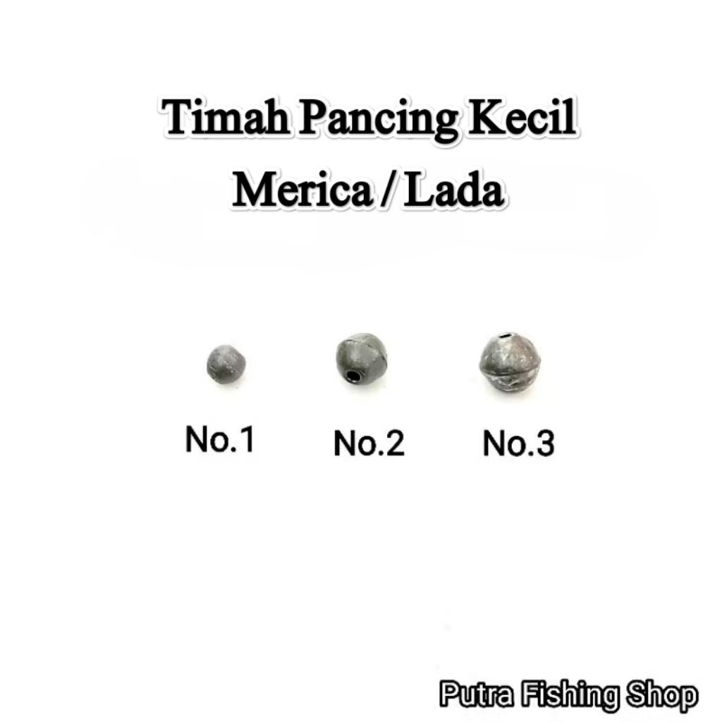 50gr/Bungkus Timah Pancing Kecil Merica/Lada Bulat  - Timbel Pancing Kecil - Pemberat Pancing Model 