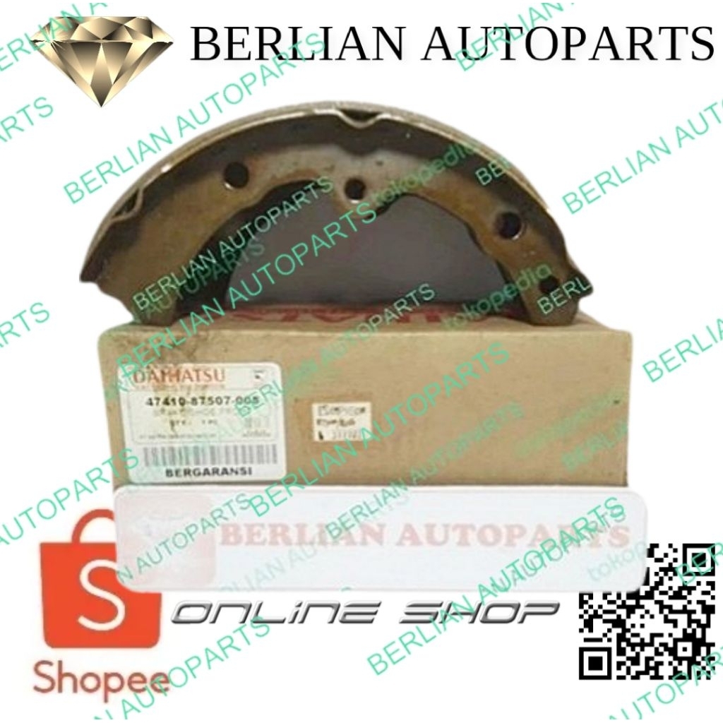 kampas rem depan brake shoe Daihatsu Zebra S88 S89 ORIGINAL