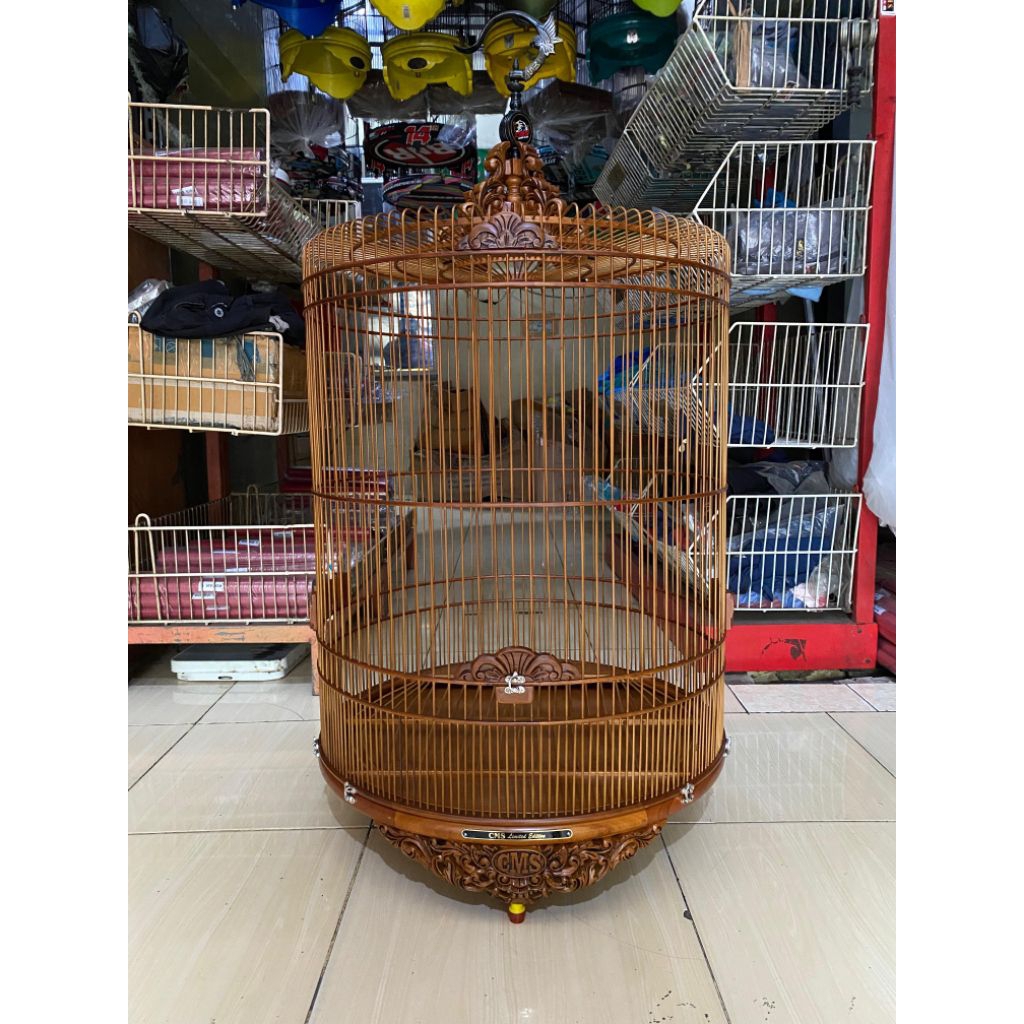 SANGKAR MURAI CMS JATI UKIR CEPER  PREMIUM
