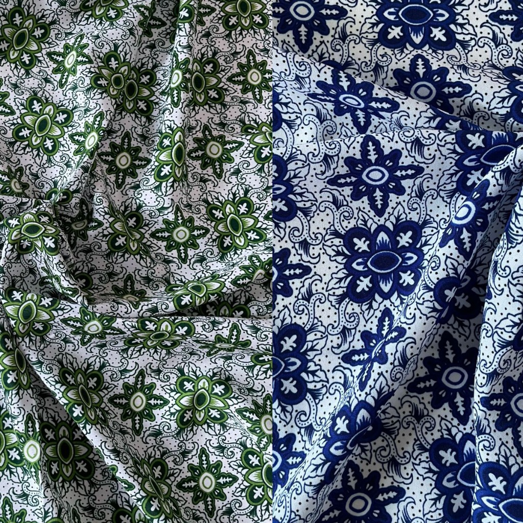 Bahan Kain Batik Meteran Untuk Baju Seragam Sekolah Madrasah Diniyah