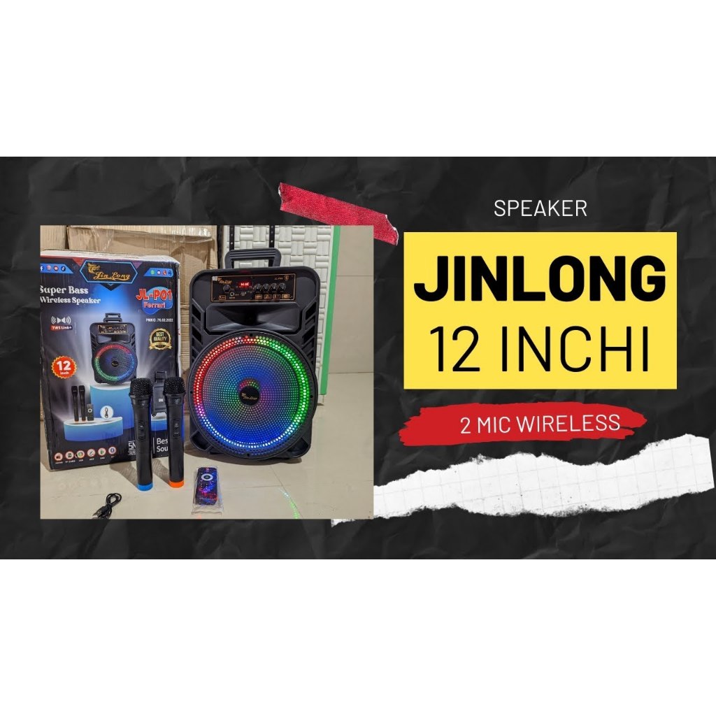 SPEAKER PORTABLE JIN LONG FERRARI - (JL-P01)