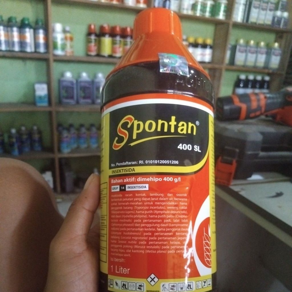SPONTAN400SL (1liter) untuk mengendalikan hama wereng coklat lalat daun hama putih palsu pada tanama