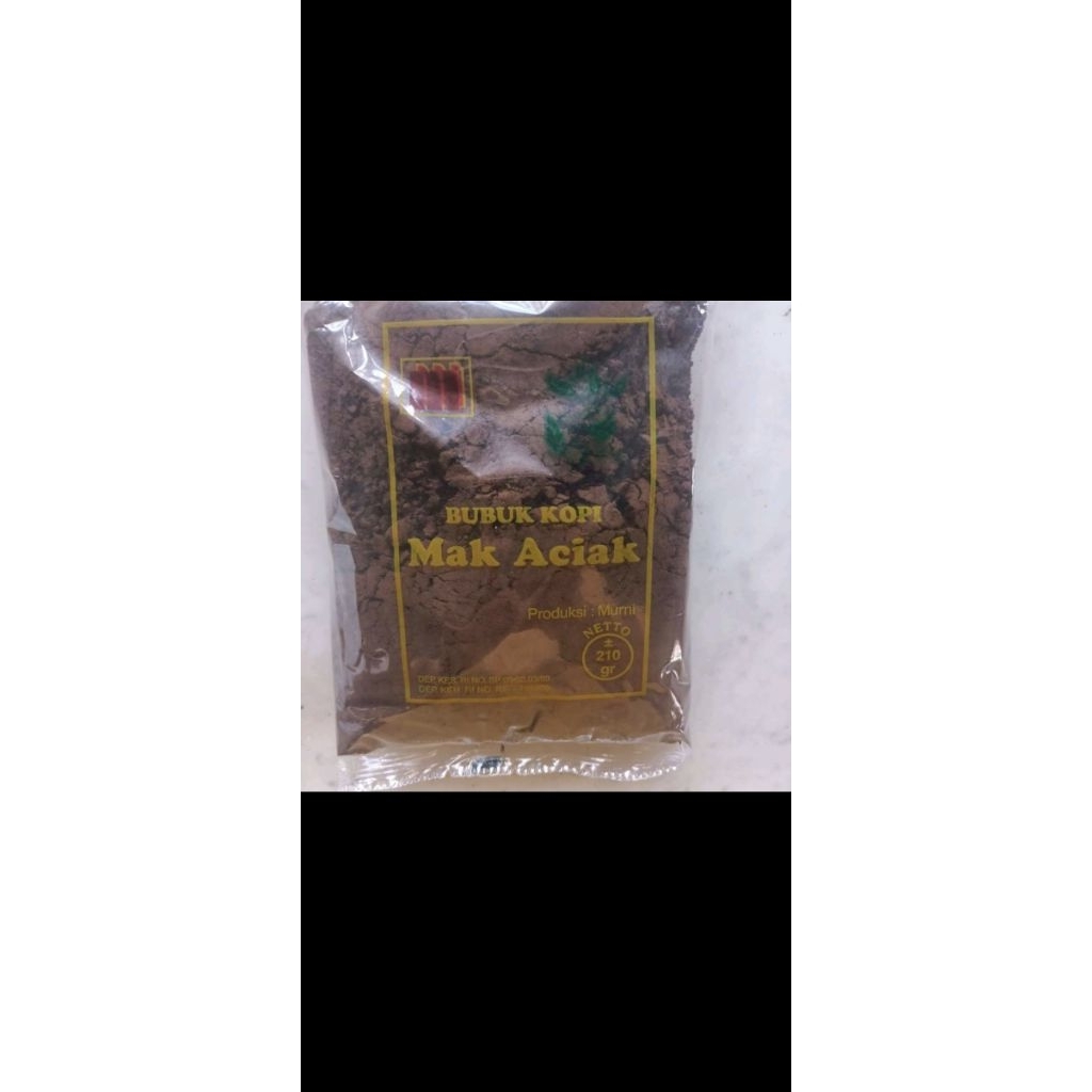 KOPI HITAM MAK ACIAK ASLI - KOPI BUBUK ASLI KHAS MINANG