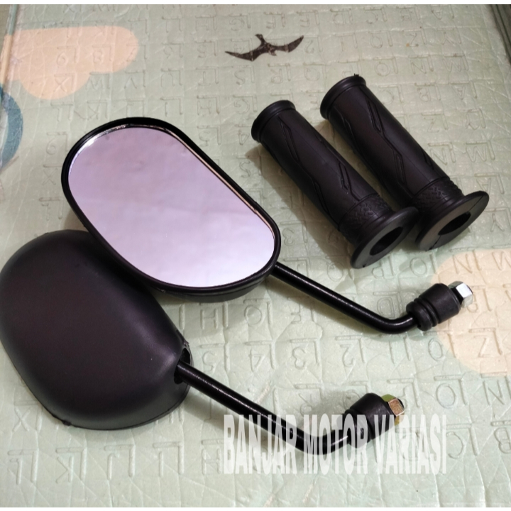 BANJAR MOTOR PAKET GRIP YAMAHA + SPION YAMAHA MIO JUPITER VEGA R NEW VEGA R LAMA VEGA ZR VEGA R VEGA