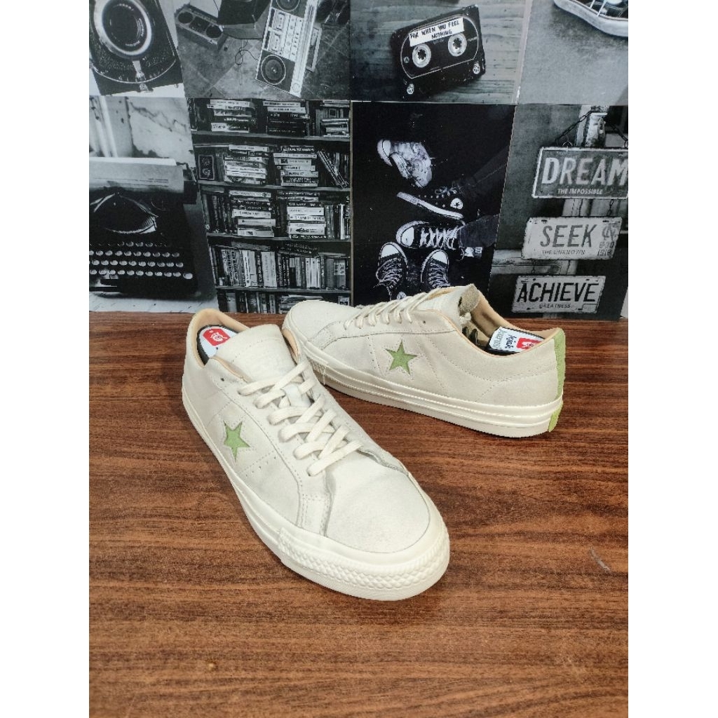 Converse One Star Pro Low "Mid Autumn Festival" Ivory  Size 43.0 (Insole 27.5)
