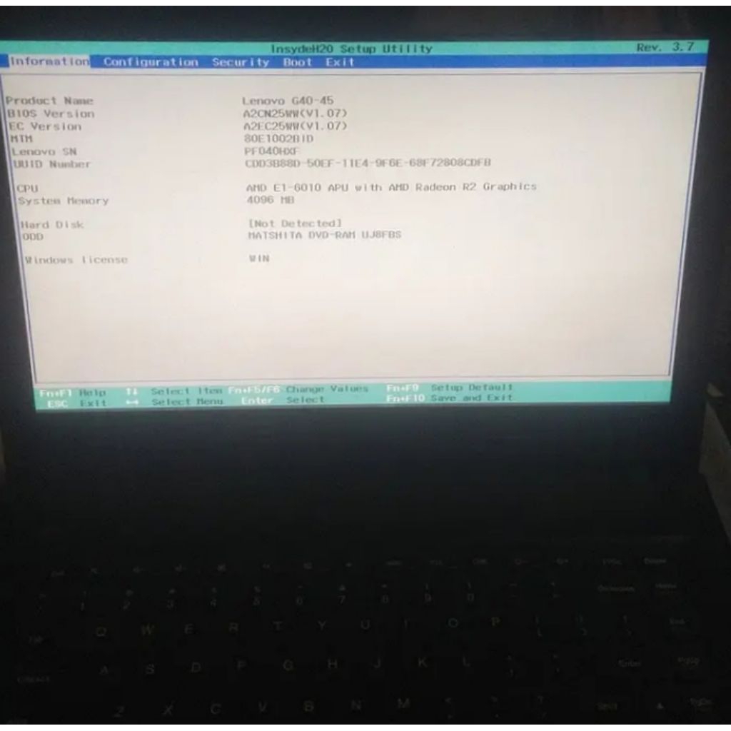 Motherboard Mainboard Mobo Mesin Laptop Lenovo G40 Series G40-45