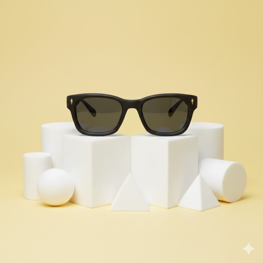Sakha Series | Kala Eyewear - Kacamata Hitam Frame Bahan Tebal Pria Wanita unisex Gaya Fashion Retro
