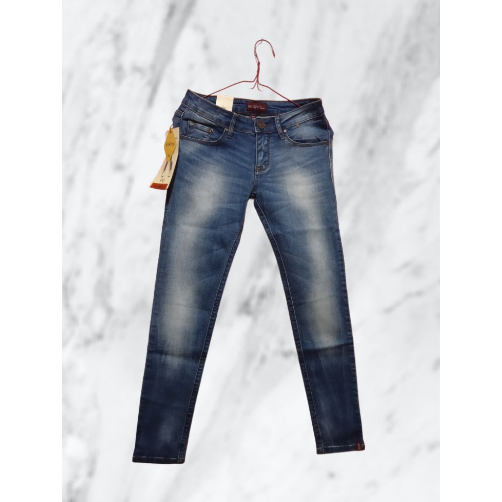 [NEW ORIGINAL AKO JEANS] Jeans Denim Blue Skinny Ako Comfort Size M (28) Premium Quality Registered 