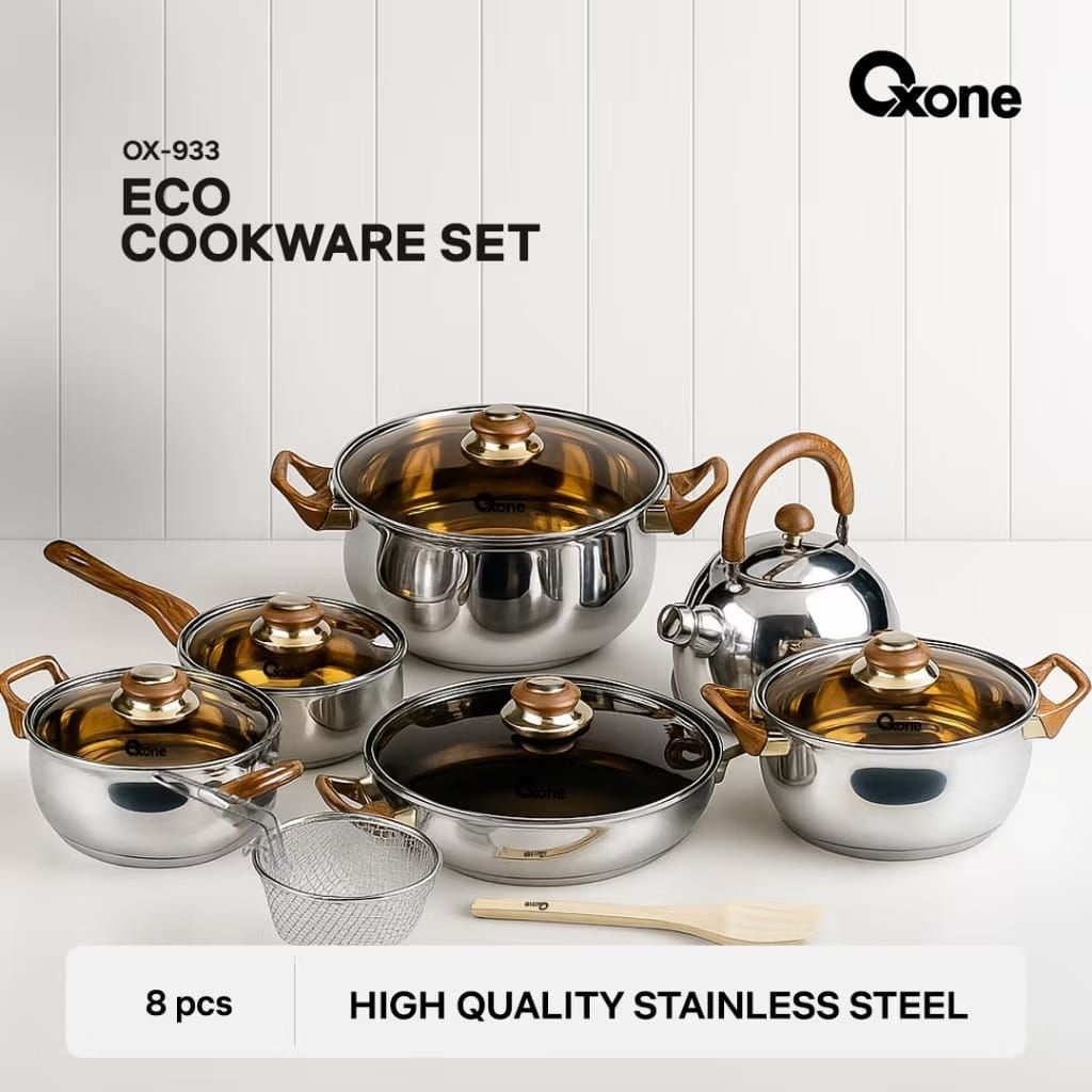 Panci Stainless Steel Set Anti Karat Cookmware Premium
