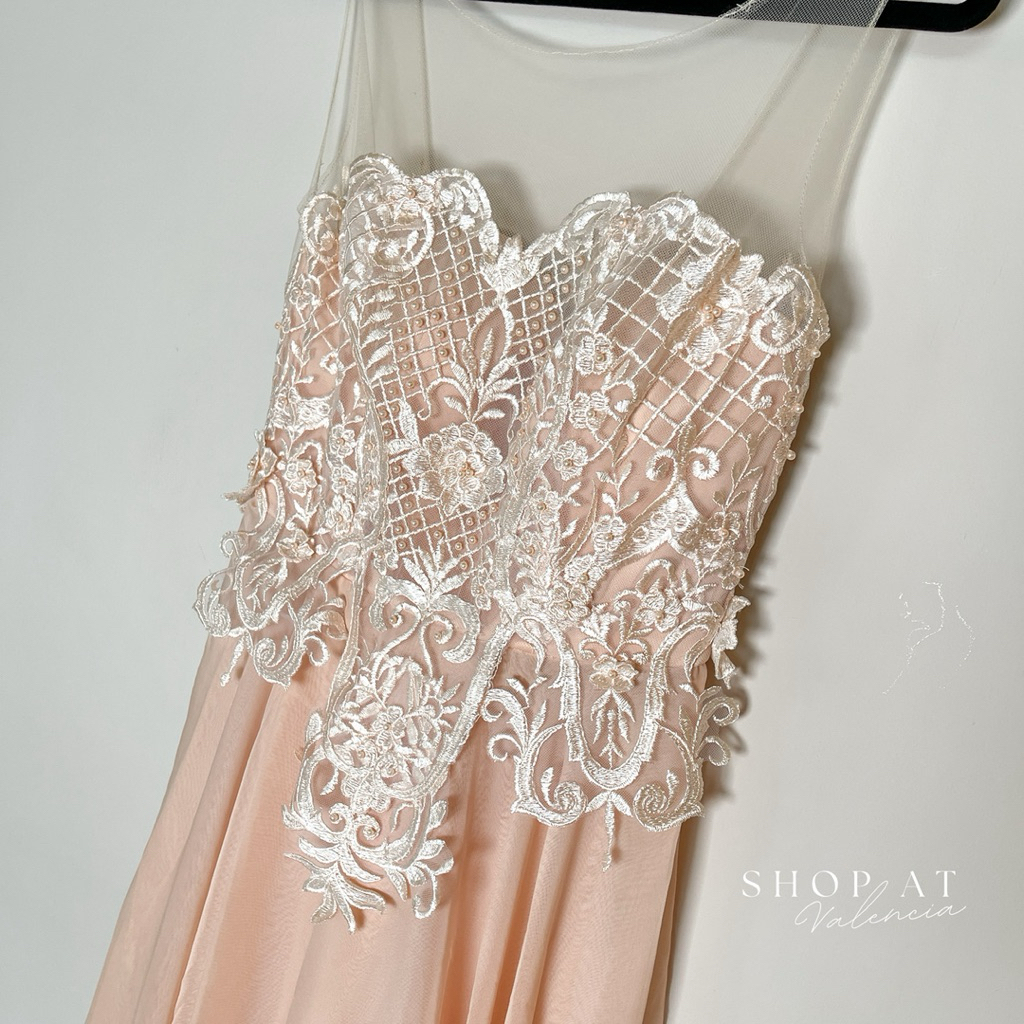 Long Dress night gown preloved - gaun malam panjang