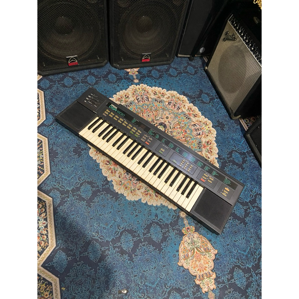 Yamaha DSR 500 FM DSR500 FM Keyboard Synthesizer Sequencer MIDI Th 1980s