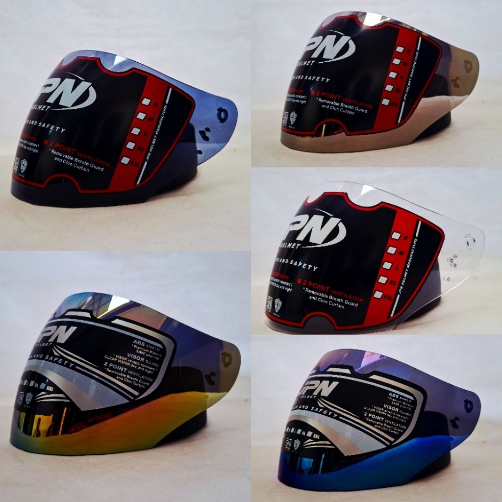 kaca visor helm jpn galaxy original bonus rachet visor