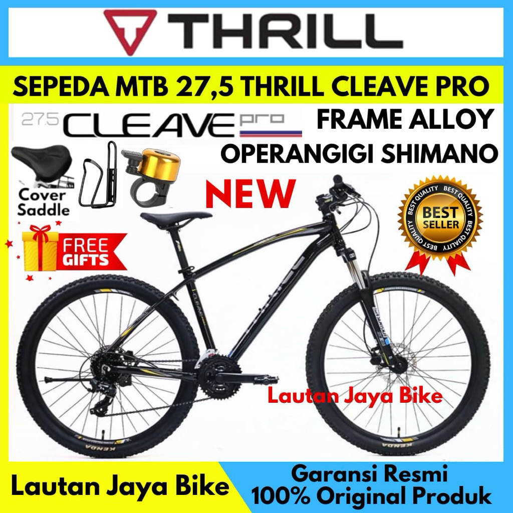 Sepeda Gunung 27,5 Mtb Thrill Cleave Pro Frame Alloy Terbaru