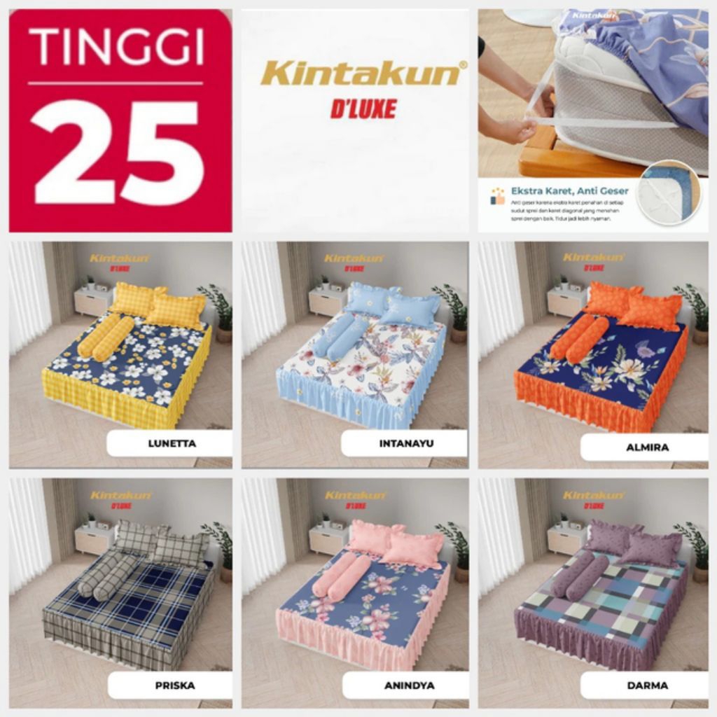 Kintakun(sprei rumbai)160x200 Dluxe