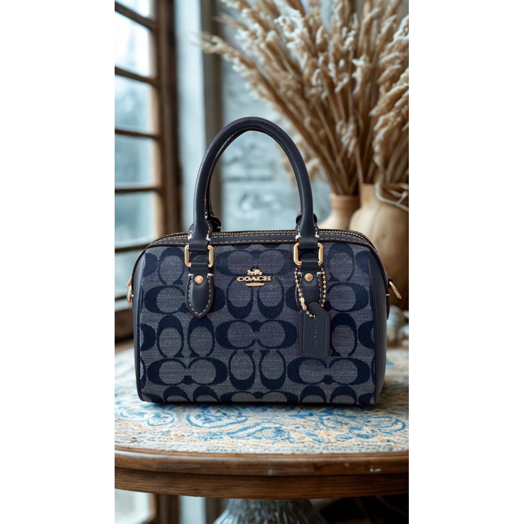 PRELOVED COACH MINI ROWAN DENIM