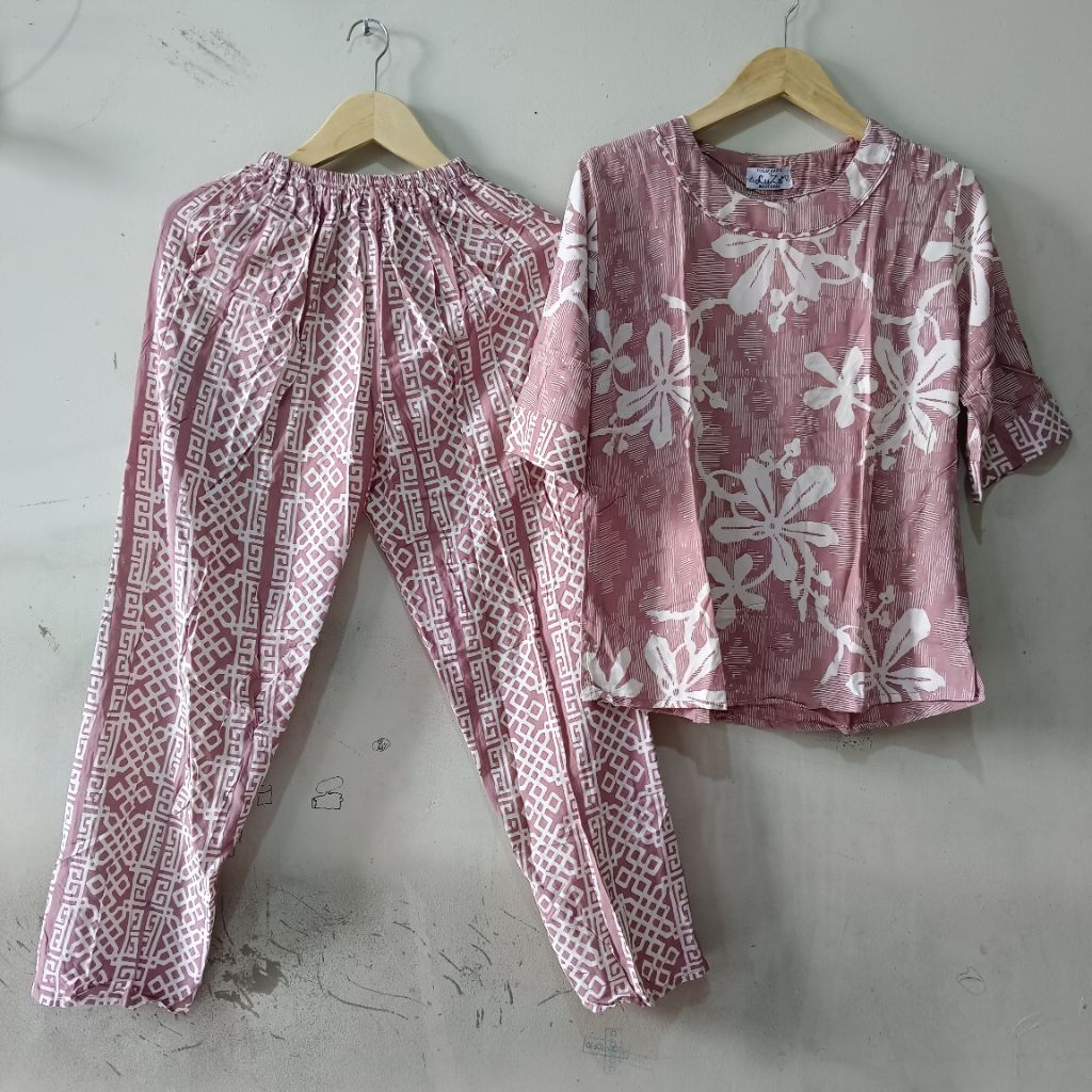 SETELAN CP BATIK LUZA ABG  / ONE SET ABG by BATIK TULIP PEKALONGAN / SETCEL SPK ABG BD by BATIK LUZA