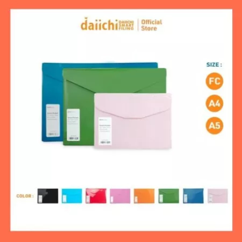 DAIICI Map plastik pocket F4