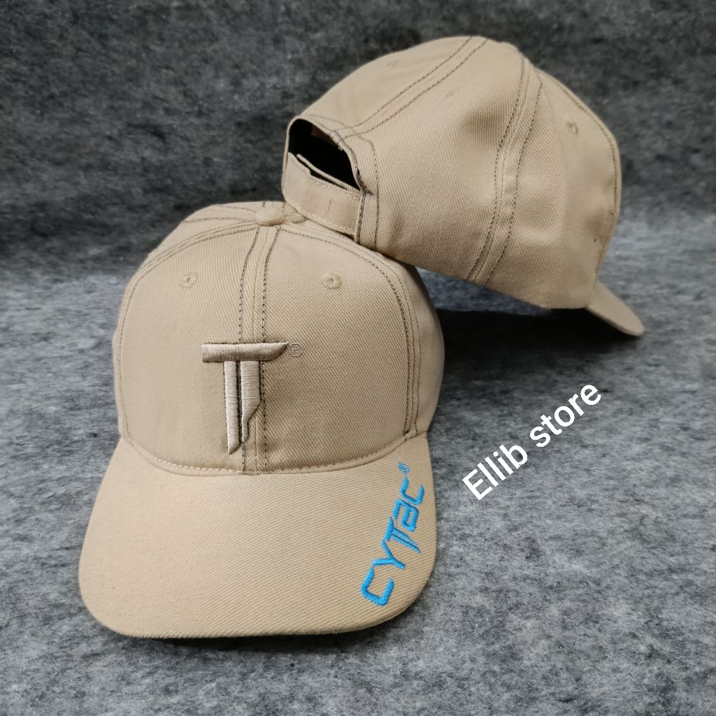 Topi Tactical Cytac Cream Kanvas Premium / Topi Tactical Cytac / Topi Tactical
