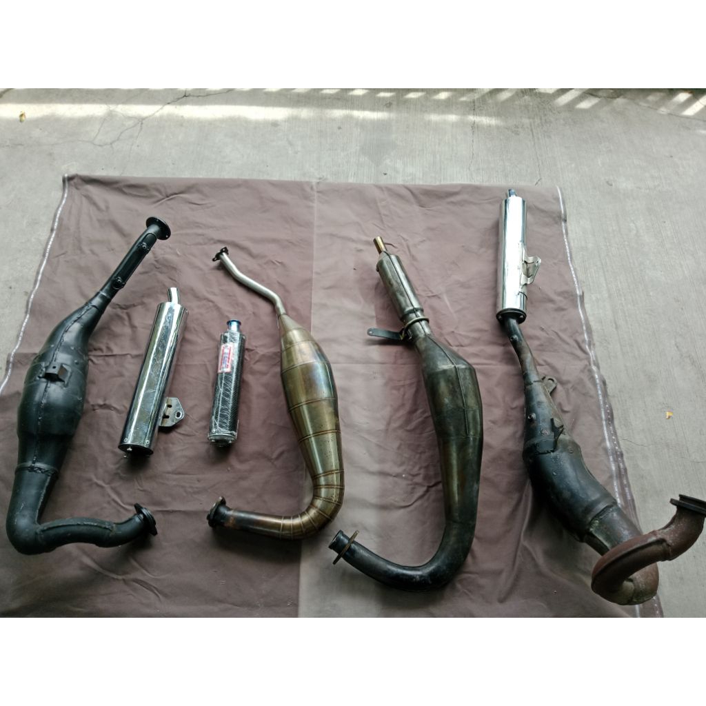 knalpot original dan racing ninja rr new, rr old, ss, r, knalpot kolong rx king cobra, copotan