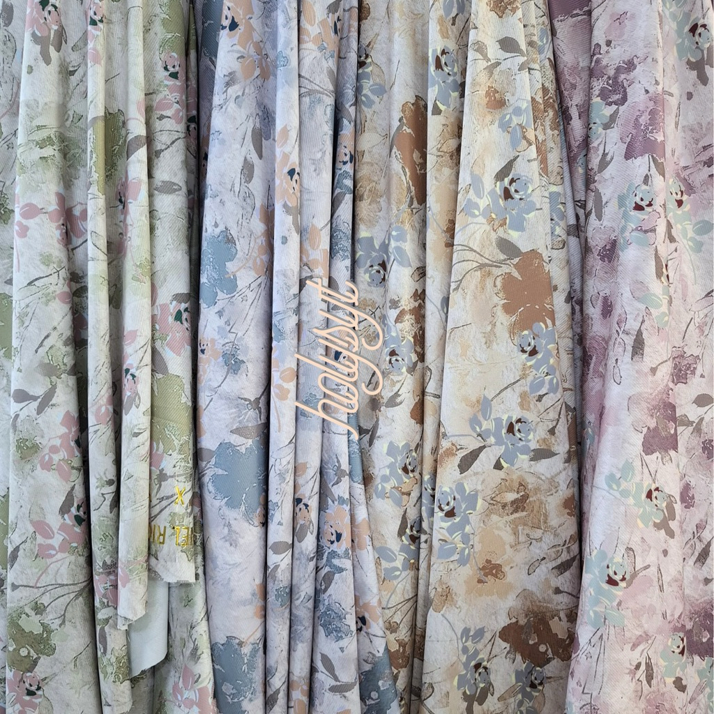 KAIN LIONEL RICHIE MOTIF BUNGA PENUH