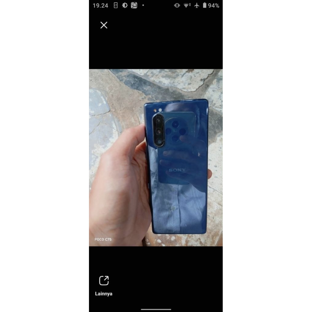sony xperia 5 minus garis