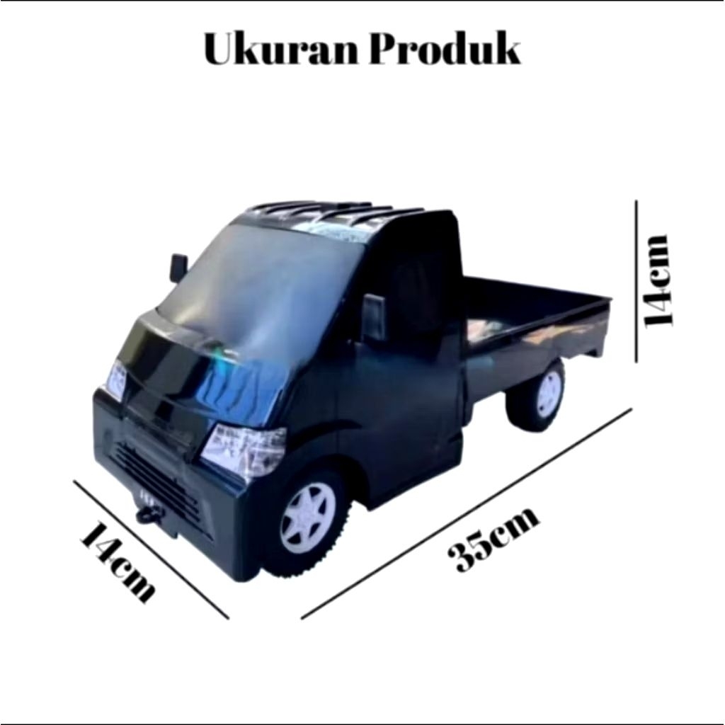 Mainan Mobil Pickup Grandmax Tanpa Lampu dan musik ukuran besar