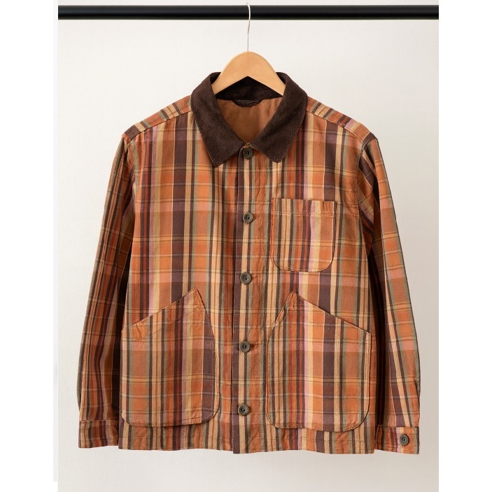 Jaket Pria Old Navy Plaid Tartan Vintage Ori