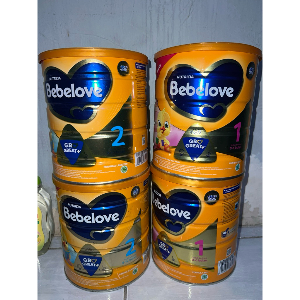 Bebelove 1 / Bebelove 2 800gr 350gr 620gr Bebelove 0-6 Bebelove 6-12