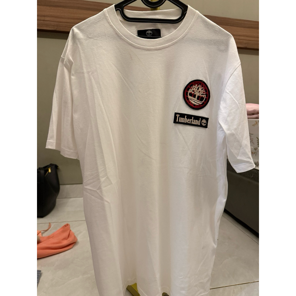 preloved kaos timberland pria