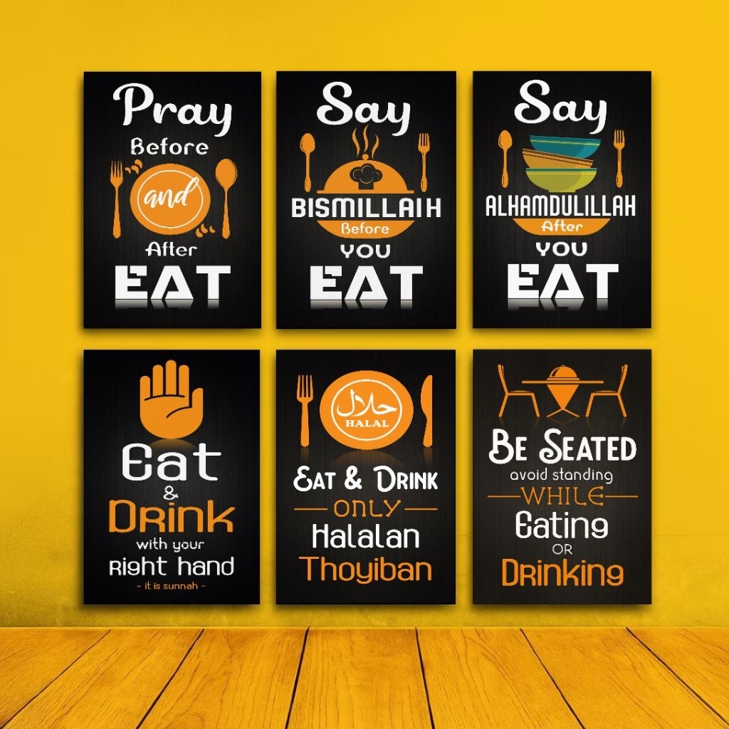 Poster Dinding Dapur Pajangan Rumah Hiasan Dinding Tempat Makan Walldecor Kitchen