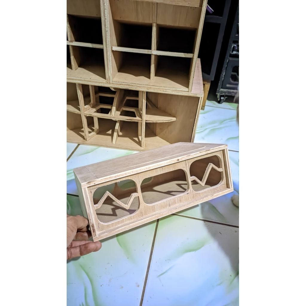 box power mini rakitan triplek , box power 5a