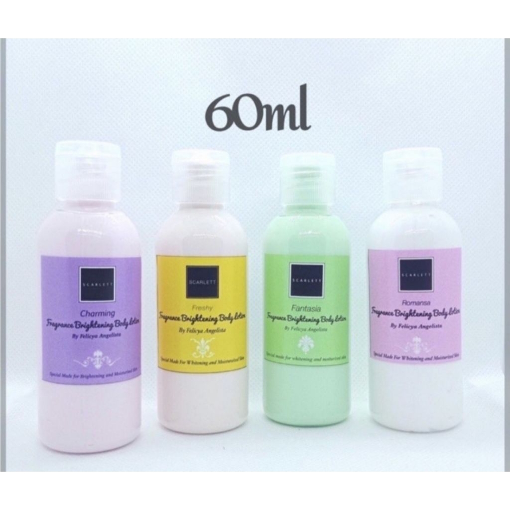[BPOM] Scarlett Body Lotion mencerahkan melembabkan kulit 60ml
