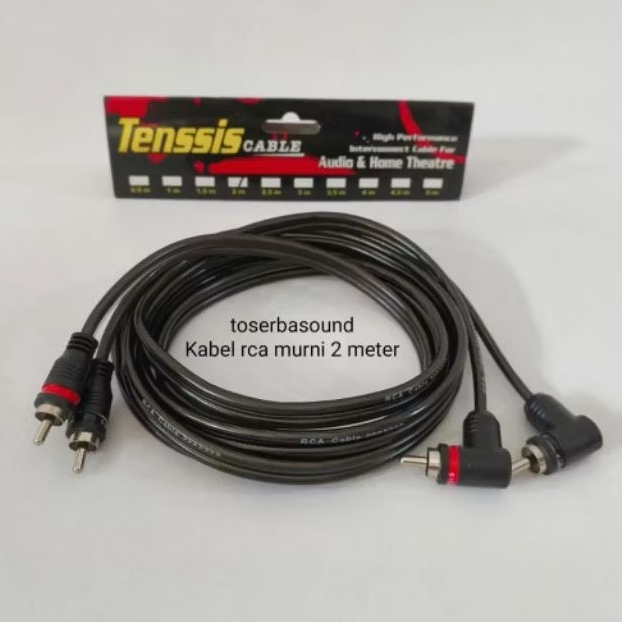RCA Kabel Audio 2m Tensis rca 2 meter audio mobil dan home audio