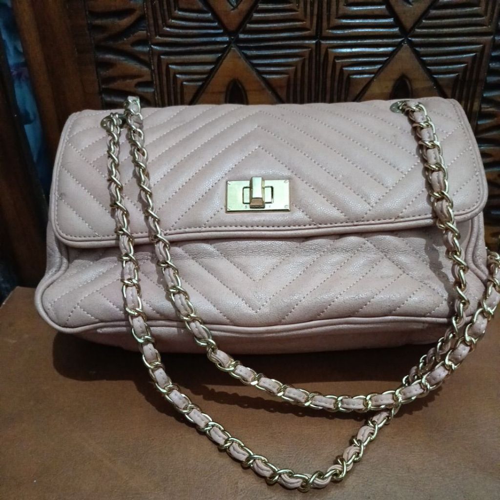 Tas Sisley rantai pink