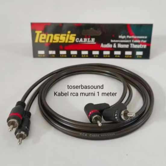 RCA Kabel Audio 1m Tensis rca 1 meter audio mobil dan home audio