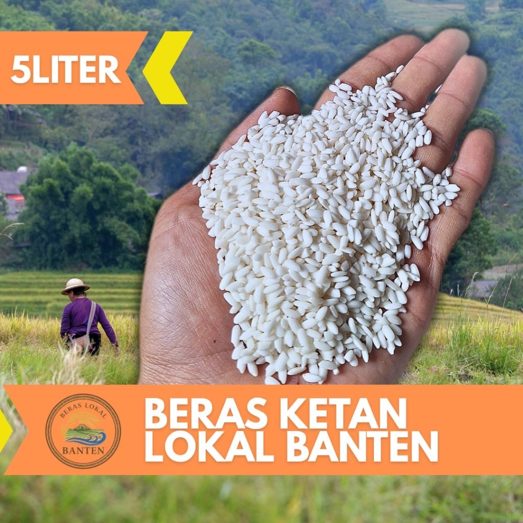 BERAS KETAN PUTIH SUPER 1LT-5LT KETAN PUTIH LOKAL BANTEN