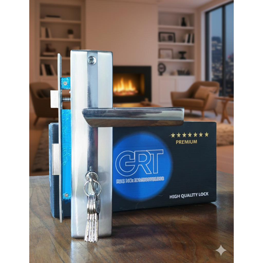 handle set GRT premium/gangang pintu stainles/kunci pintu minimalis