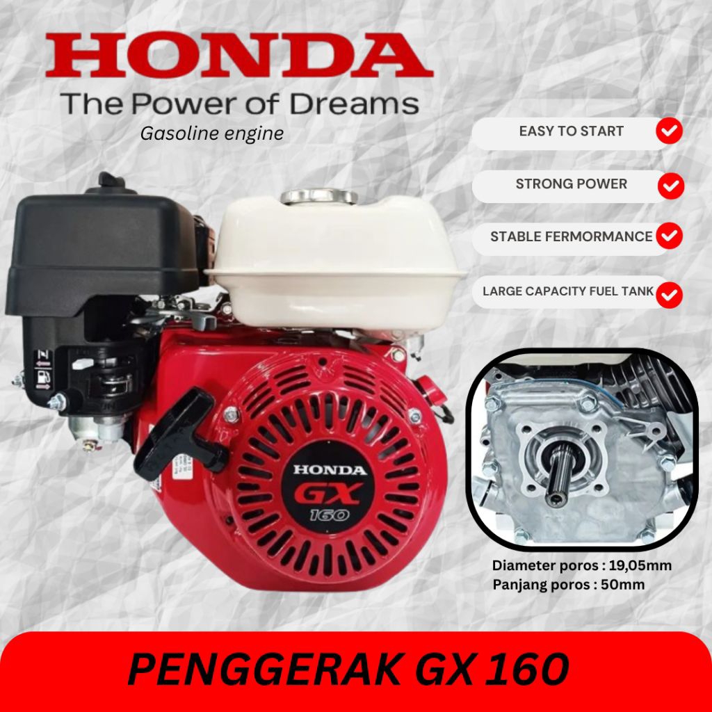 MESIN PENGGERAK HONDA SERBAGUNA GX160