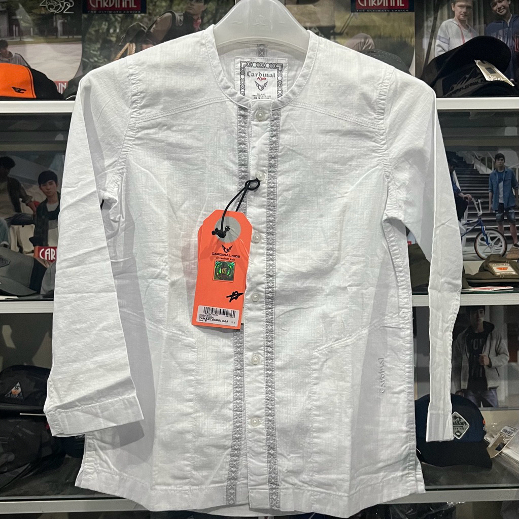 Baju Koko Cardinal Kids Anak Lengan Panjang Original