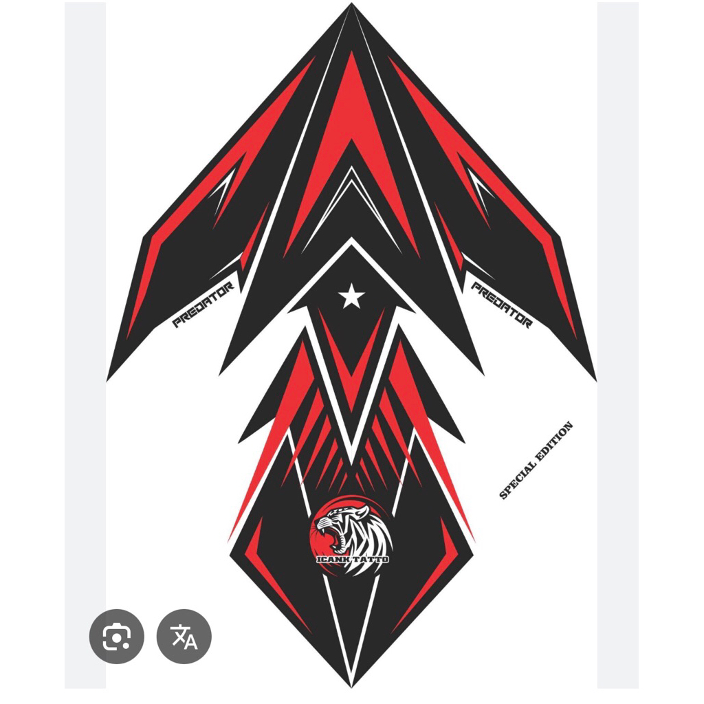 jasa sablon kertas layang-layang sukhoi 2 warna