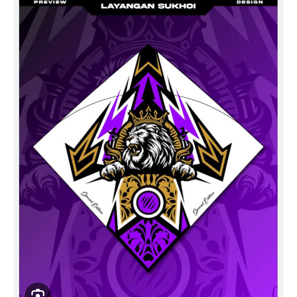 jasa sablon kertas layang-layang sukhoi 3 warna