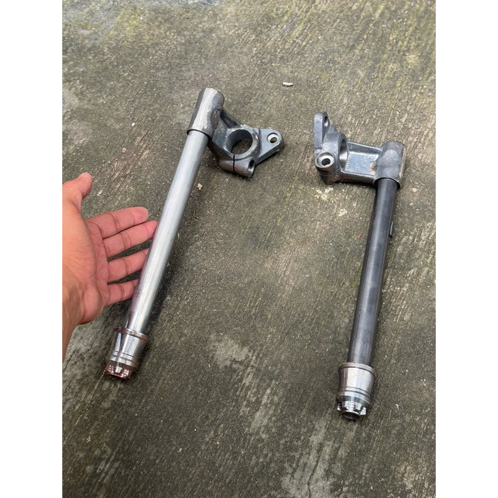 (bisa cod) STANG STIR JRS HANDMADE PNP SKOK DEPAN T NINJA AS 33 FULLSET JALU FULL BESI