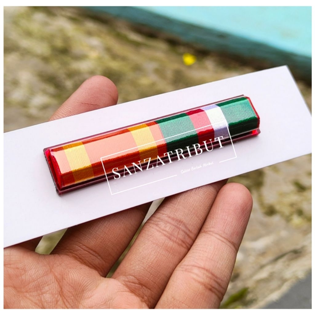 Satya Lencana PDH Ksatria Bhayangkara Dharma Nusa Model Prisma Set Promo Terbaru