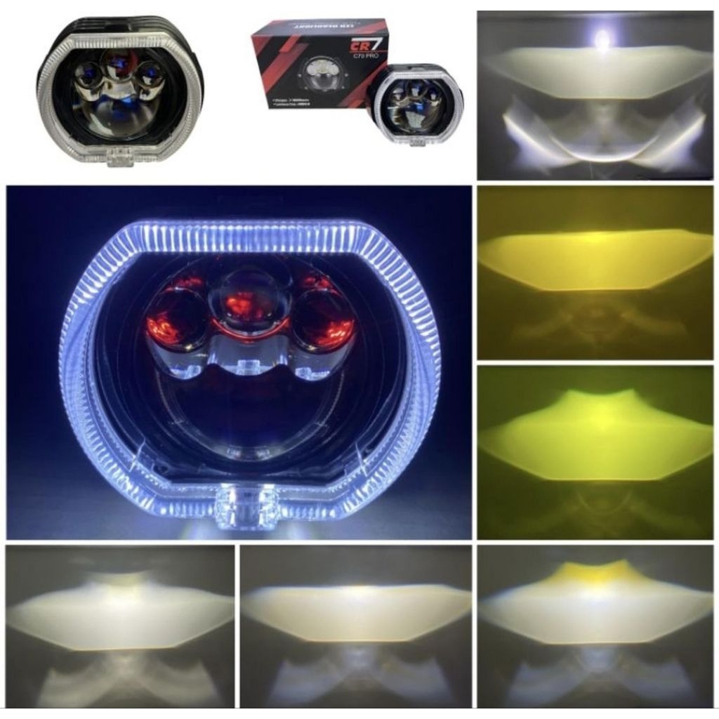 Biled Laser ORI Cr7 3 Laser 1 warna 3 warna bundling dan non bundling 75 Wat