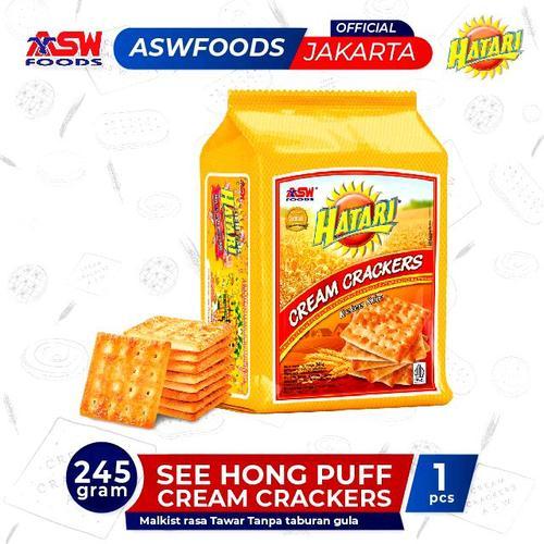 Hatari Cream Crackers | ASW FOOD Biskuit Kraker | ASW Foods 245gr