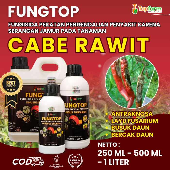 Obat Jamur Topfarm / Obat Jamur Pada Tanaman Cabe / Obat Anti Jamur Tanaman Cabe / Obat Jamur Akar U