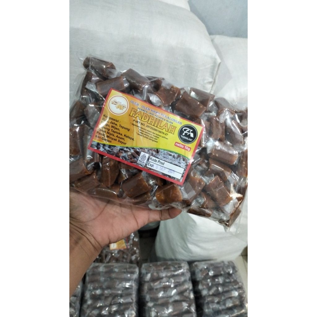 Permen jahe FADHILAH Pekalongan, kemasan 1kg