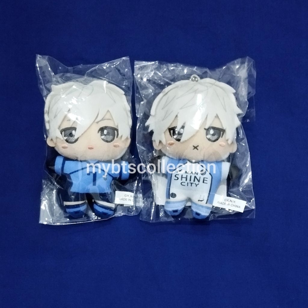 Nagi Seishiro Exhibition Plush Blue Lock Gantungan Kunci Boneka